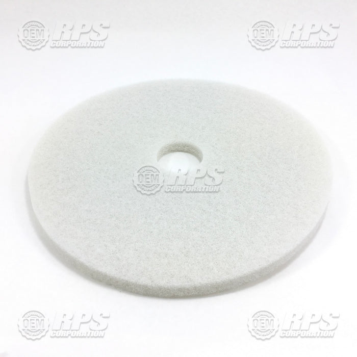 FactoryCat/Tomcat 15-422W, Floor Pads, 15" White - Case of 5 pads