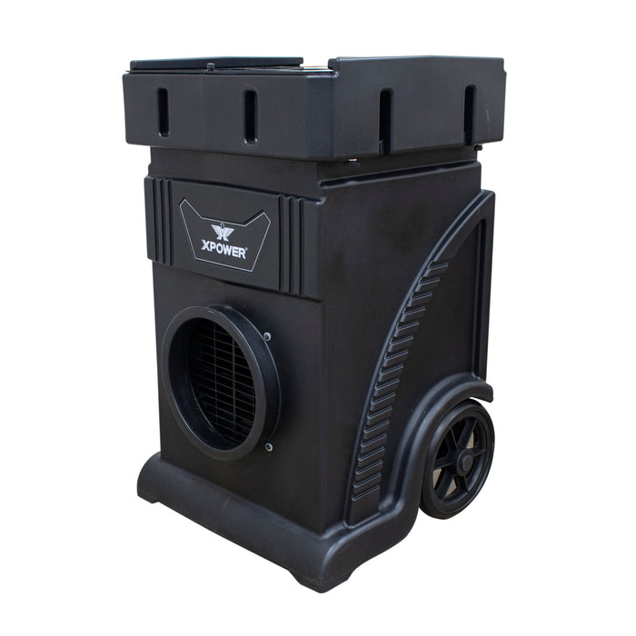 XPOWER AP-1800D, Air Scrubber, HEPA, 1100 CFM, DC Motor, 65.7lbs, 4-Stage, 3.5AMPs, Air Quality Indicator