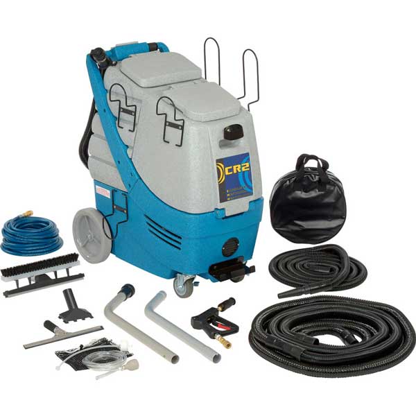 EDIC CR2 2700RC-CK, Restroom Cleaning Machine, Carpet Extractor, Touch Free, 17 Gallon, 500 PSI, 45' Solution Vacuum Hoses, Chemical Metering, 25' Solution Vacuum Hose, 2 Jet Carpet Wand, 5 Year Warranty