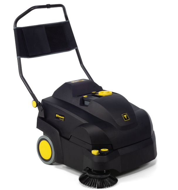 Tornado Tempest, Wide Area Vacuum, 26", Push, Cordless, Side Brush