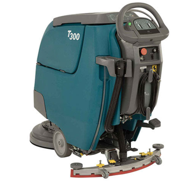 Tennant T300 | 20" Walk Behind Disk Floor Scrubber, Battery, Pad Assist