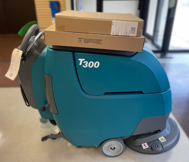 Demo Unit Tennant T300 | 20" Walk Behind Disk | Floor Scrubber | Battery | Pad Assist