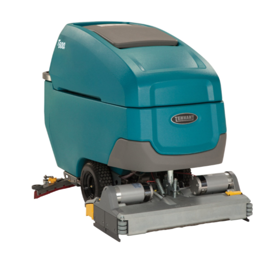 Tennant T600e | 28" Walk Behind Cylindrical Floor Sweeper-Scrubber, Battery, Self Propel