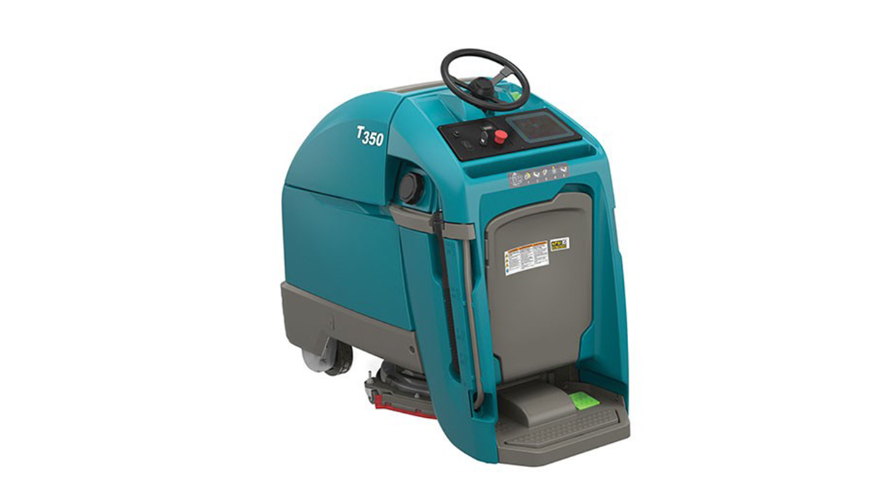 Refurbished Tennant T350 | 24" Ride-On Disk Floor Scrubber, Battery