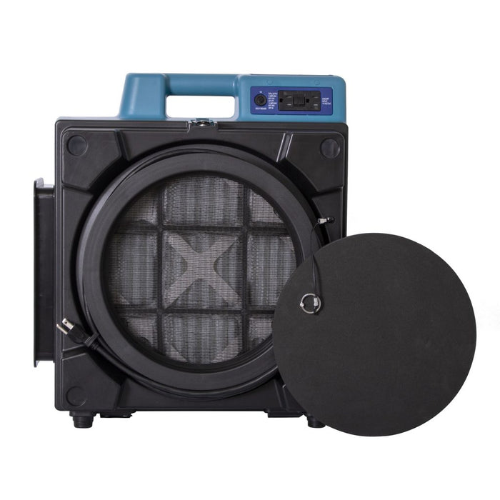 XPOWER X-4700AM, Air Scrubber, HEPA, 750 CFM, 2/3 HP, Stackable, Daisy Chain (GFCI), 33.1lbs, 3-Stage, 4.5AMPs, Built in Speed and Hour Meter