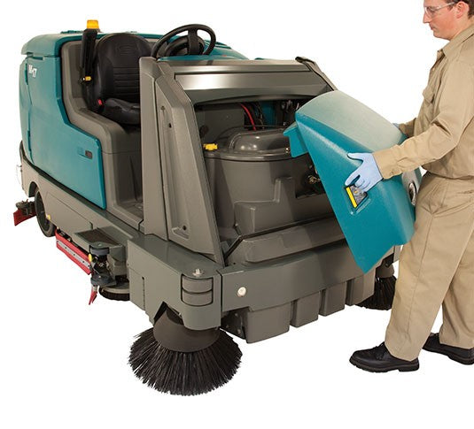 Refurbished Tennant M17 | 36" Ride-On Battery Sweeper-Scrubber