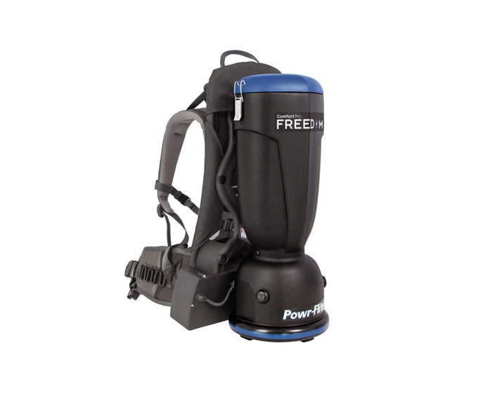 Powr-Flite Premium Comfort Pro Freedom CPF6P, Backpack Vacuum, 6QT, Cordless, 19lbs