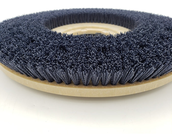 Universal Brush, Floor Buffer, 13", Medium Grit, 180 Grit, Blue, NP9200 Clutch Plate, PFMG13