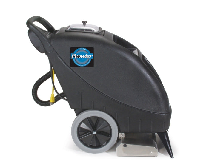 Powr-Flite Prowler, Carpet Extractor, 9 Gallon, 18", Self Contained, Pull Back