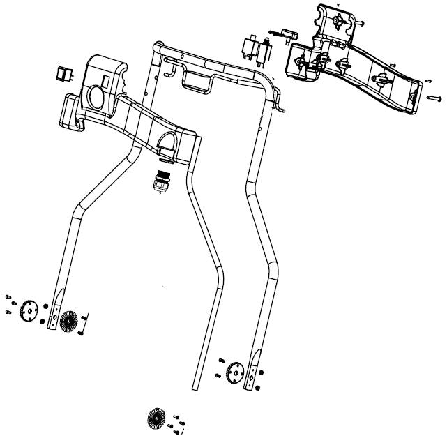 Tennant 9009075 Handle Assembly