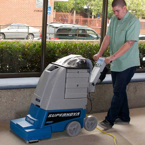 EDIC Supernova 1200PSN, Carpet Extractor, 12 Gallon, 19", Self Contained, Forward and Reverse